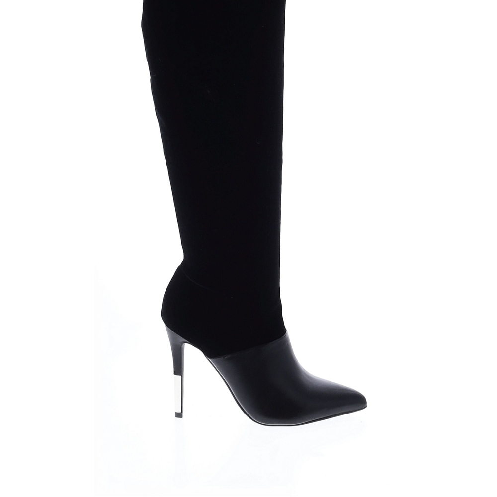 Elegant Black Knee-High Women's Boots